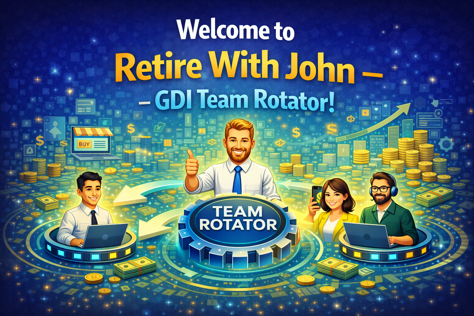 Turn $10 Into $10,000+ Per Month With Our Easy GDI Team Build System!
