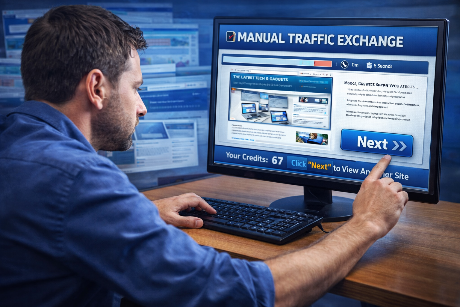 What Is a Manual Traffic Exchange?