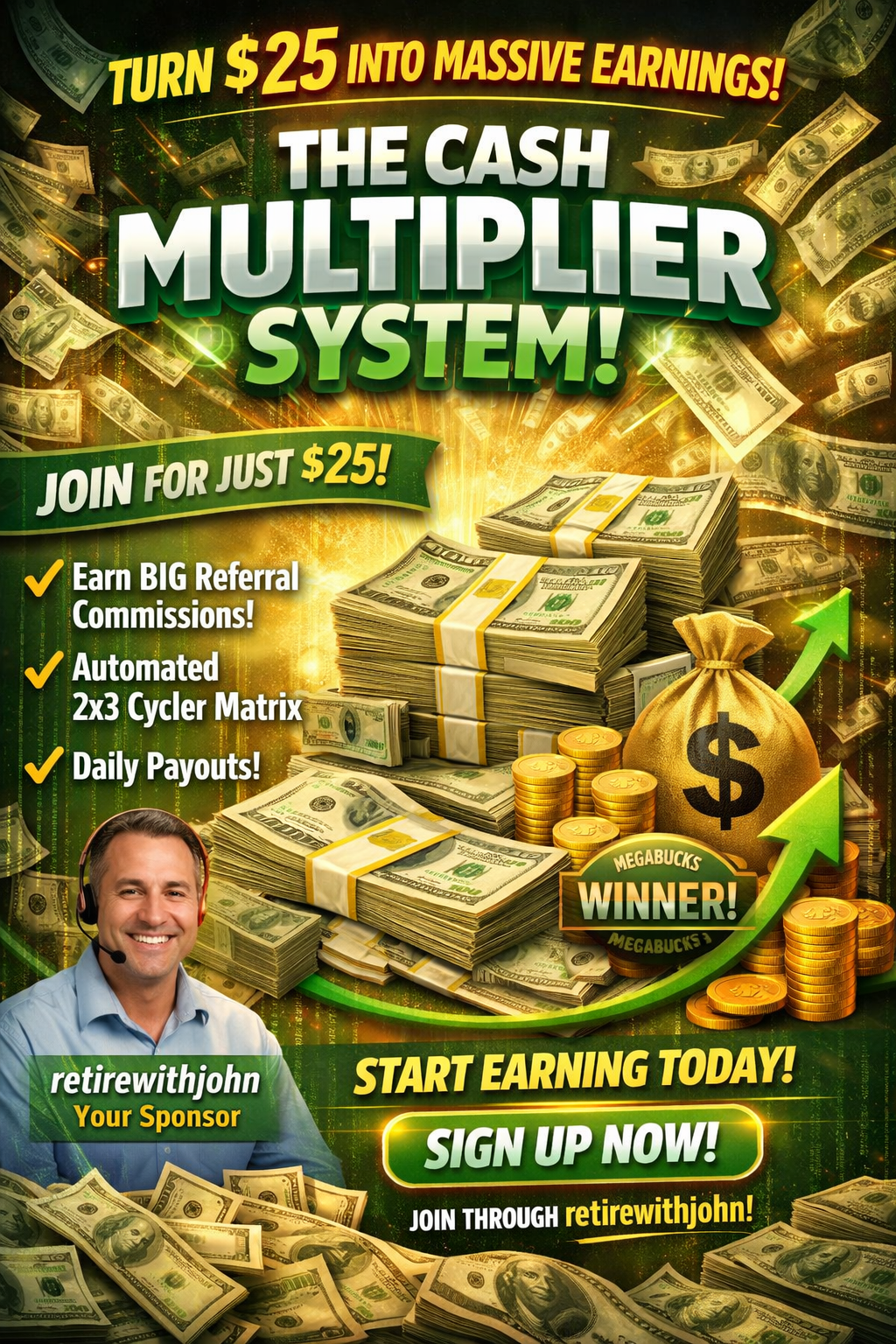 Turn $25 Into $33,475 — Again and Again