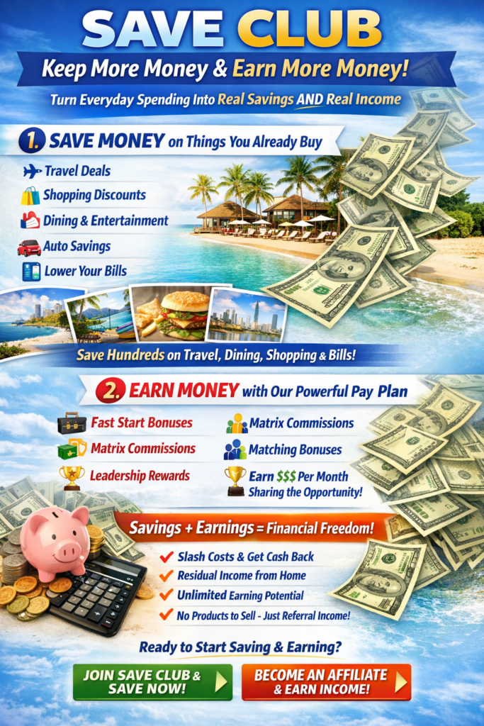 Earn with Save Club